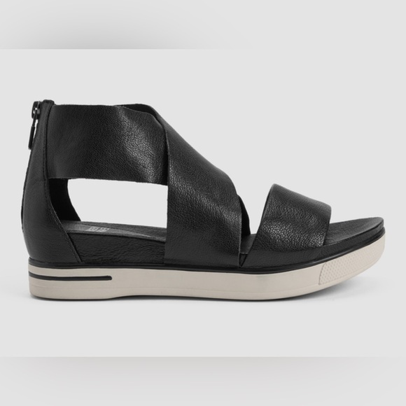 Eileen fisher Sport Tumbled Leather Sneaker Sandal 10 EF39477K - Picture 1 of 11